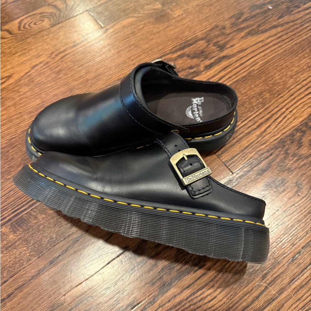 dr. martens laketen archive mule clog black atlas US womens 8